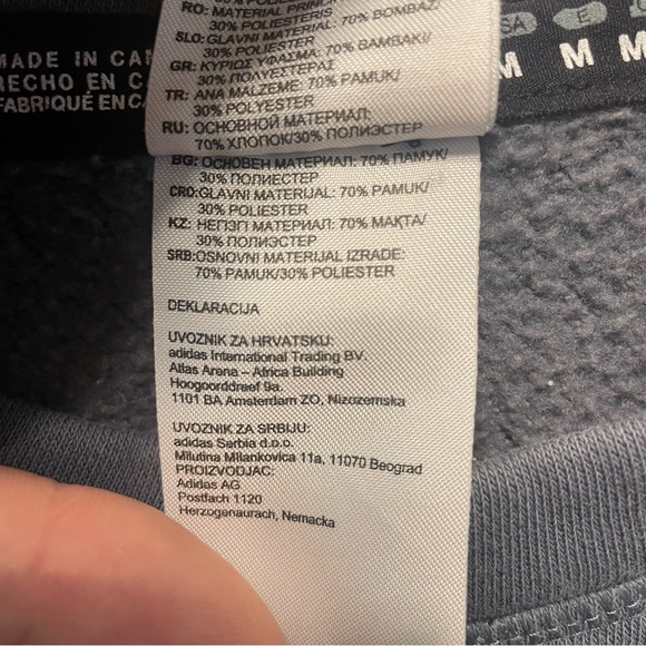 Adidas Grey Crewneck - Rebels - Medium - Picture 4 of 7